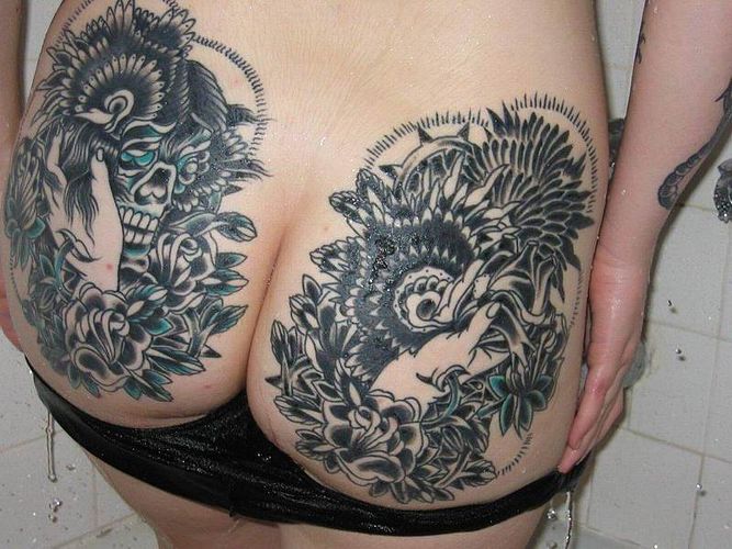 Tattoo porn  - татуированные